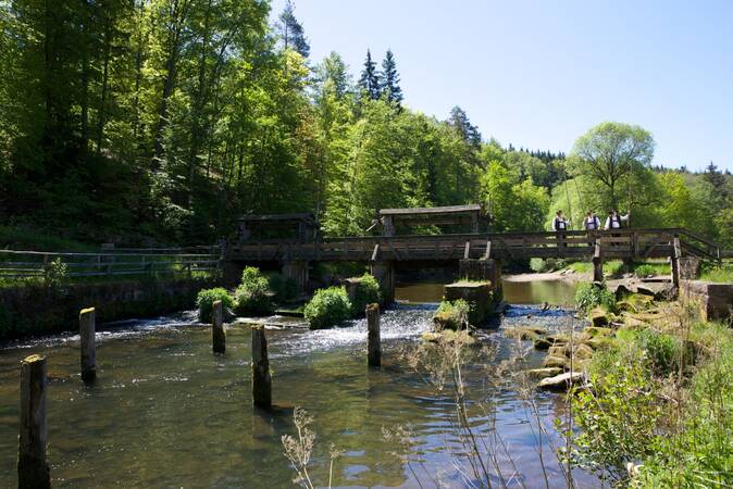 Die Monhardter Wasserstube an der Nagold.